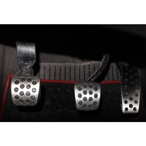 Stainless Steel Pedal Pads Cover MT AT for Chevrolet Cruze sedan hatchback OPEL Mokka 2013-2015 ASTRA J Insignia, car Styling