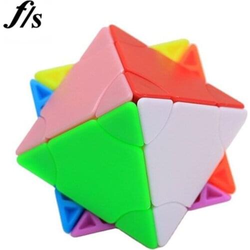Fangshi Transform Trigonomet Magic Cube F/S Funs Lim/LimCube 2x2 Octahedron Speed Puzzle Antistress Educational Toy For Children