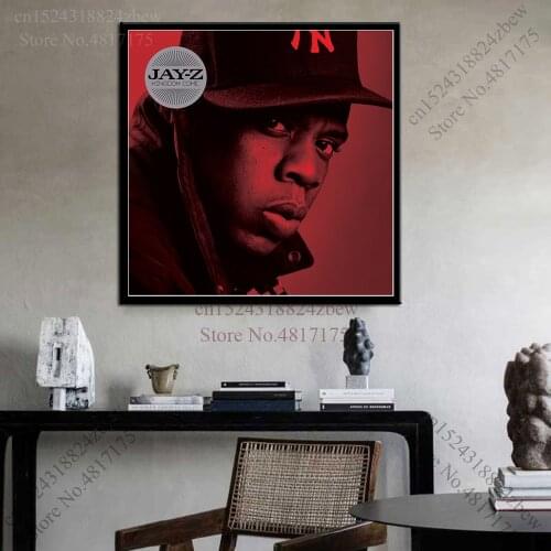 Jay-Z Poster Singer Music Album Magna Carta Holy Grail Reasonable Doubt Canvas Painting Wall Art Poster and Print Home Decor