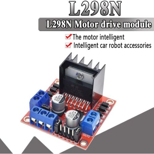 WAVGAT 1PCS New Dual H Bridge DC Stepper Motor Drive Controller Board Module L298N for Arduino smart car robot