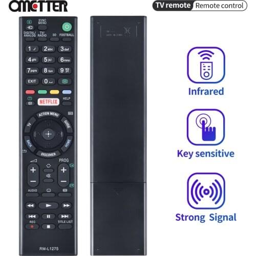 Suitable for Sony TV RM-L1275 remote control RMT-TX100D RMT-TX100E RMT-TX102D KDL-43W808C KDL-50W755C