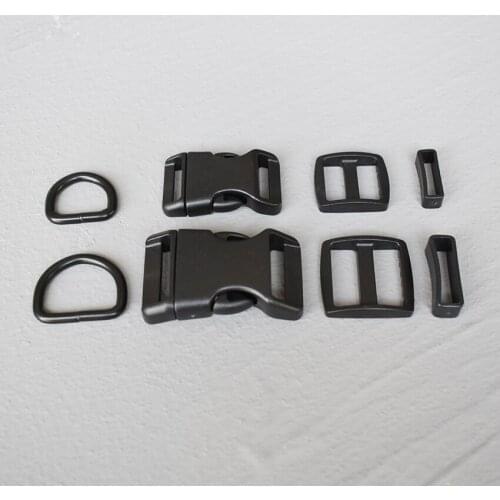1 Set15mm 20mm 25mm Plastic buckle strap rectangular buckle adjuster for bag pet dog collar necklace sewing handmade accessory
