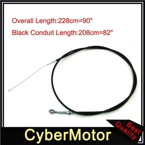 Enhanced 90" Throttle Cable With 82" Casing For Manco ASW Go Kart Cart Buggy