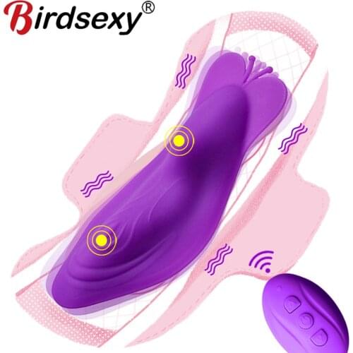 Wearable Strapon dildo G spot vibrator for woman 10 Speed Vibrating panties Wireless remote control Vibrating egg Adult Sex toys