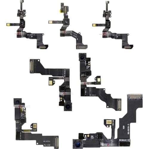 High Quality Front Camera Ring Holder For iPhone 5 5S 5C 6S 6 Plus Front Facing Camera Lens Right Proximity Sensor Flex Cable