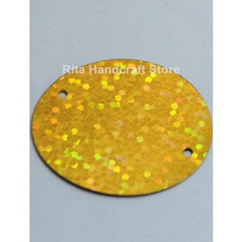 15pcs 80mm Large Round Loose Hologram Sequin Paillette Sewing Decoration,Wedding Craft,Women Kids DIY Garment Accessory SFZ180
