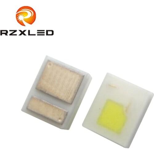 30pcs/lot 1W 5W led chip 2216Package 3V White4700K 5000K 5500K for DRL daytime running lights light-emitting diode