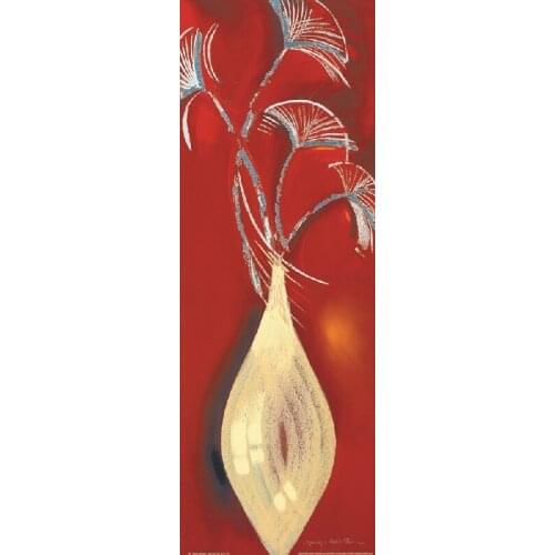 Canvas prints Hand made abstract flower vase high quality wall decor oil painting on canvas