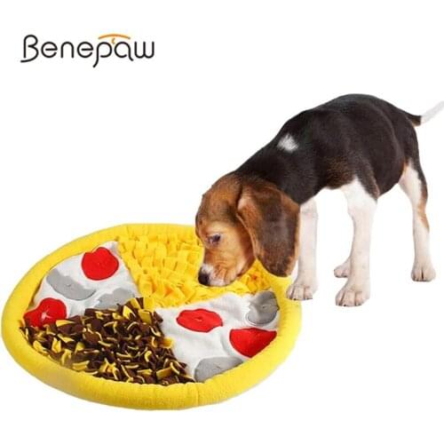 Benepaw Durable Pet Snuffle Mat Interactive Dog Toys Eco-friendly Slow Feeding Nosework Nonslip Training Puzzle Puppy Sniffing
