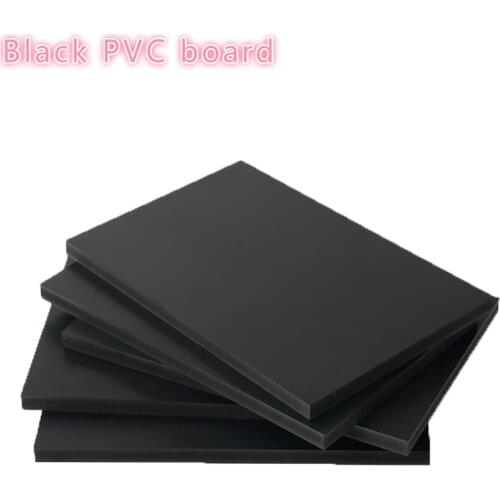 Black Foam Sheets Board for Building Model board PVC model making handmade diy materials 10 x 100 x 300mm/10 x 200 x 300mm