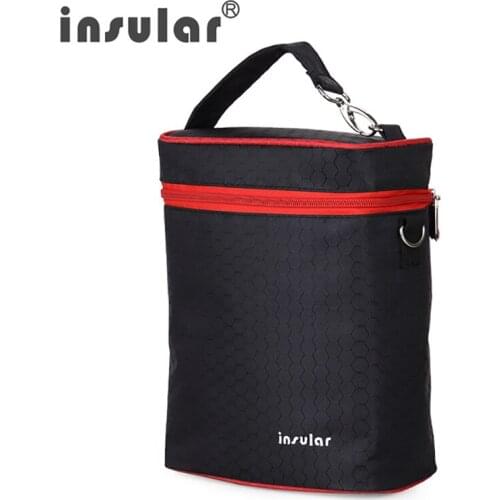 Insular 420D Nylon Baby Feeding Bottle Insulation Bags Thermal Bottle Bags Nursing Mother Nappy Stroller Bag Cooler Bags