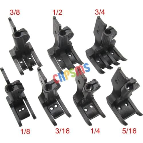 7 SET Double Needle Walking Feet Fit for JUKI LUH-521, LUH-526, LU-1560, LU-2260 Consew 339, 339RB-1, 339RB-3, 339RB-4