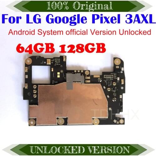 For LG Google Pixel 3A XL Motherboard Complete Motherboard Original Unlocked 64GB 128GB for LG Google Pixel 3AXL Logic Boards