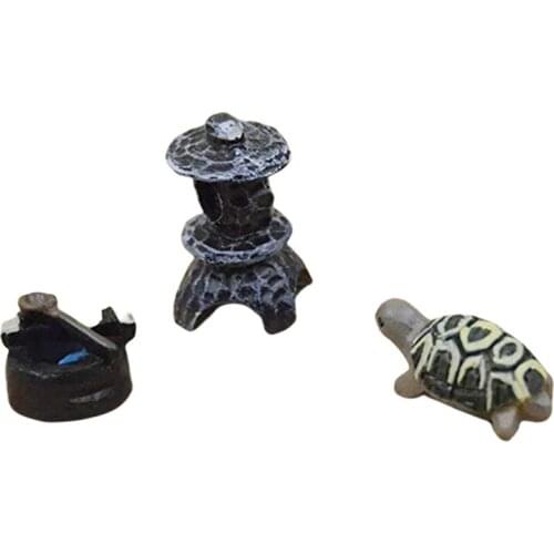 Micro DIY Turtle Decoration Props Suits High-Quality Simulation Tortoise Ornaments Succulent Bonsai Fish Tank Decor