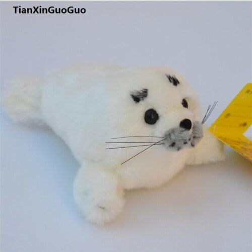 About 32cm white seal plush toy,soft doll baby toy birthday gift h2127