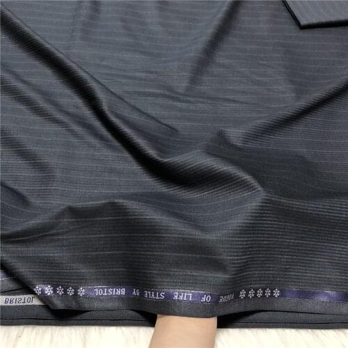 Soft Cashmere Wool Fabric South African Men Fabric Wear Formal Attire Bazin Riche Dashiki Outfits Shirt Pants Robe Suit 5Yards