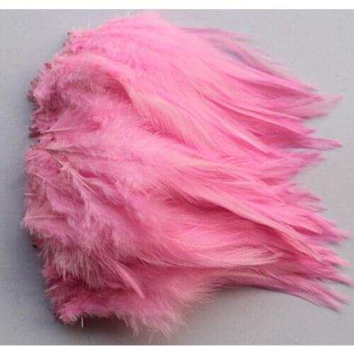 Wholesale 20pcs Pink Natural Rooster Feathers 4-6 inch/10-15 cm DIY Jewelry Craft Making Home Decoration