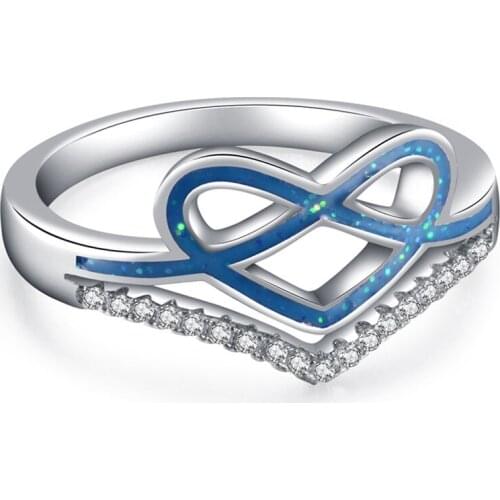 Wedding Rings For Women Couple Girls Rings Fashion Heart Engagement Ring Size 5 Luxury Brand Heart Promise Luxury Ring Wholesale