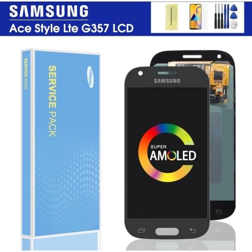 Original 4.3'' Display for Samsung Galaxy Ace4 Ace 4 SM-G357 G357FZ G357 LCD Display Touch Screen Digitizer Assembly
