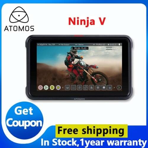 Atomos Ninja V Portable Monitor 4Kp60 10bit HDR Daylight Visible 1000nit Portable Monitor / Recorder ATOMNJAV01