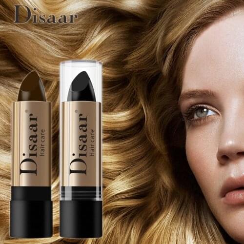 Hair Color Pen Portable Hair Dye Stick Cream Natural Plant Black/Brown Lasting Anti-Sweat Waterproof Fast Cover White Hair Care