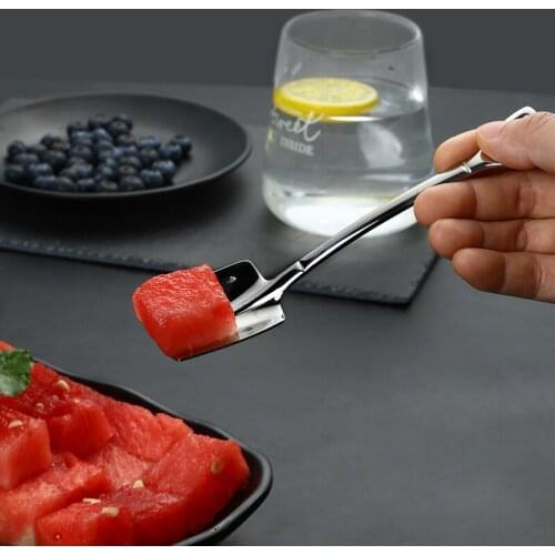 Stainless Steel Net Red Spade Scoop Home Ice Cream Coffee Dessert Scoop Watermelon Scoop Workers Thick Soldiers Wholesale Shovel