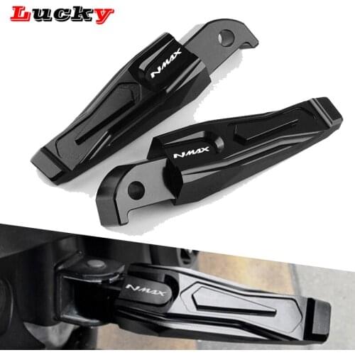 High Quality New For YAMAHA NMAX155 2015-2018 NMAX 125 All Years CNC Motorcycle Rear Passenger Foot Peg Footrests Footpeg Pedal