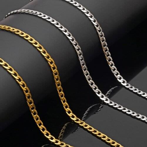 Stainless Steel Figaro Chain NK Chain Necklace For Man & Women Fashion Gift Jewelry 10pc/lot