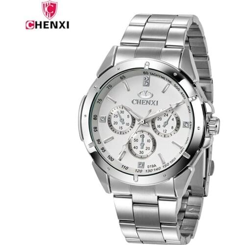 CHENXI Top Luxury Brand Watches Men Sports Watches Waterproof Full Steel Quartz Mens Watches Business Watches Men Clocks Hour