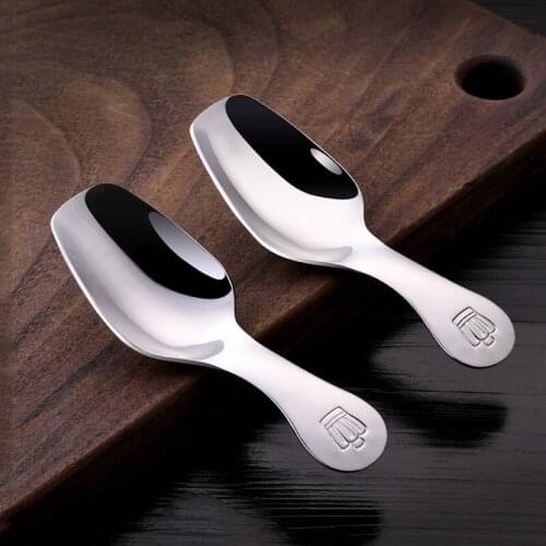 Mini 304 Stainless Steel Teaspoon Dessert Tea Spoon Tableware Children Short Handle Desserts Spoons 3pc/lot
