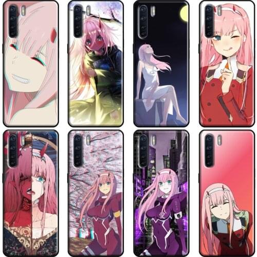 Zero Two Darling in the FranXX Anime Soft For OPPO A52 A72 A83 A91 A5 A9 A53 A31 2020 F5 F7 Reno 4 Pro 2Z A5S A1K A15 Case