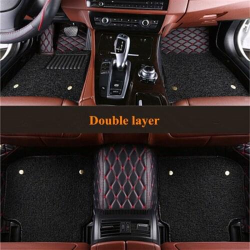 Good quality! Custom special car floor mats for Volkswagen Touareg 2017-2011 durable waterproof layer carpets for Touareg 2015