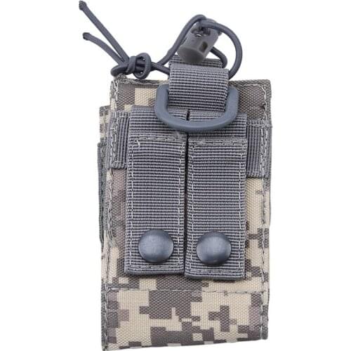 Walkie Hunting Talkie Holder Bag Tactical Sports Pendant Military Molle Nylon Radio Outdoor Military Fan Accessory Bag