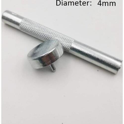 2pcs/set Leather Craft Punching Holes Tools Hole Punch Rivet Snap Button Setter Die Base Working Tool DIY #150