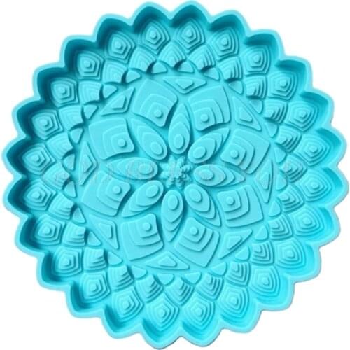 Coaster Epoxy Resin Mold Cup Mat Casting Silicone Mould DIY Crafts Home Decoration Ornaments Making Tools Drop Shipping