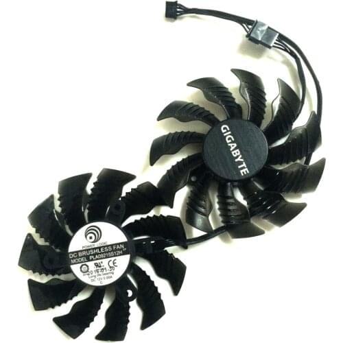 2pcs/Set T129215SU PLA09215S12H GPU Cooler Graphics Card Fan For R9 390X GIGABYTE GV-R939XG1 GV-R939G1 GAMING-8GD Video Cooling