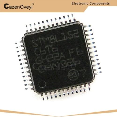 1pcs/lot STM8L152C6T6 STM8L SCM MCU STM8L152 LQFP48 NEW ORIGINAL Microcontroller Chips In Stock