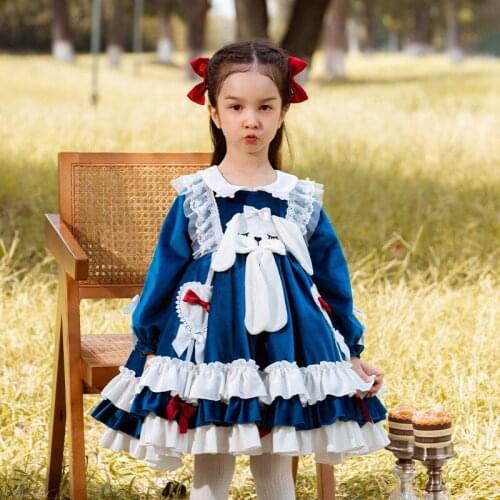 New Arrival Baby Kids Girls Princess Dress For Party Holiday Birthday Halloween Wedding Rabbit Dresses Little Girls Clothes