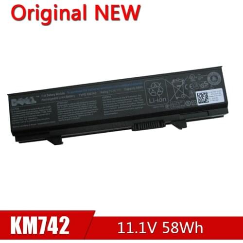KM742 NEW Original Laptop Battery For DELL Latitude E5400 E5500 E5410 E5510 KM668 KM742 KM752 KM760 KM970 MT186 MT187 11.1V 58Wh
