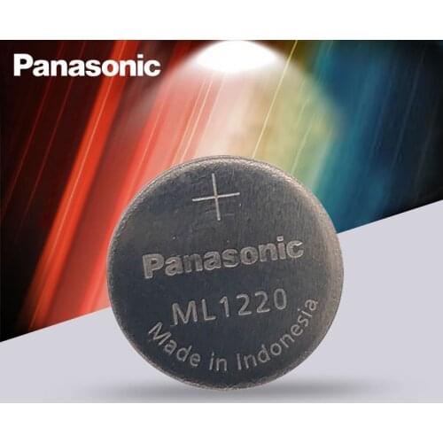 Original Panasonic ML1220 3V ML 1220 Rechargeable CMOS RTC BIOS Back Up Cell Button Coin Battery Batteries