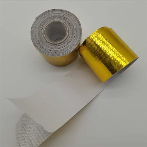 Flame-retardant decorative belt with golden winding and exhaust pipe engine 5cm X5m/10m