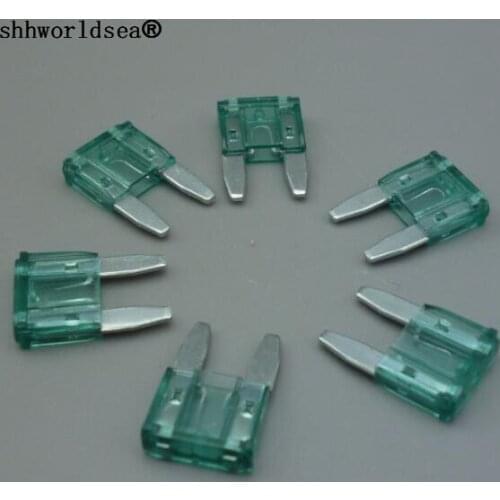 Shhworldsea 1000pcs 1A MINI Blade Fuse Auto Car Motorcycle SUV FUSES Kit APM ATM free shipping