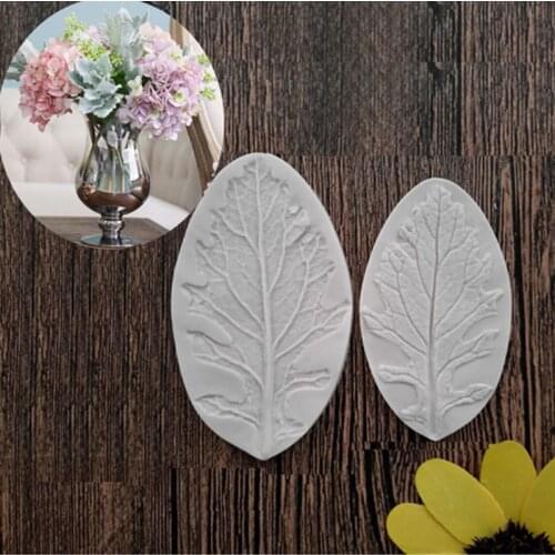 Leaves Silicone Molds Fondant Cakes Decorating Tools Silicone Moulds Sugarcraft Chocolate Baking Tools For Cakes Gumpaste Form