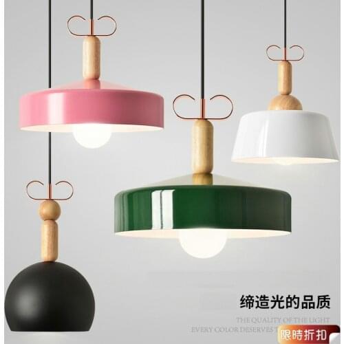 Nordic simple restaurant dining room bar bedroom study office personalized creative macarone Chandelier