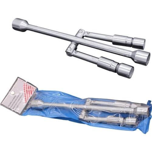 Folding Socket Cross Wrench 17mm 19mm 21mm 23mm 4 Way Auto Wheel Tire Lug Nut Remover Mounting Spanner Car repair Hand tool