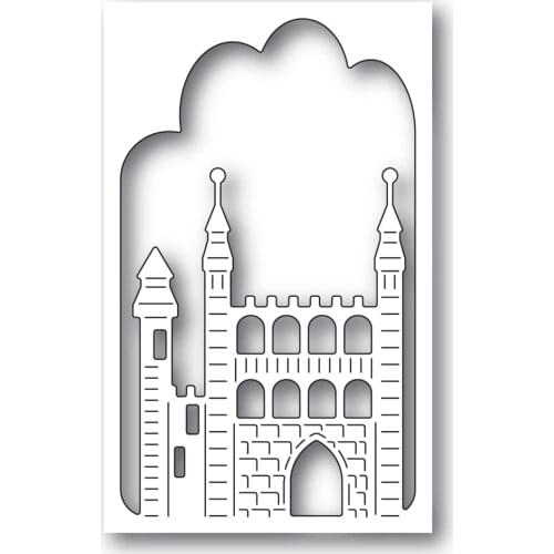 2021 AliliArts Metal Cutting Dies Stone Castle diy Scrapbooking Photo Album Decorative Embossing PaperCard Crafts Die