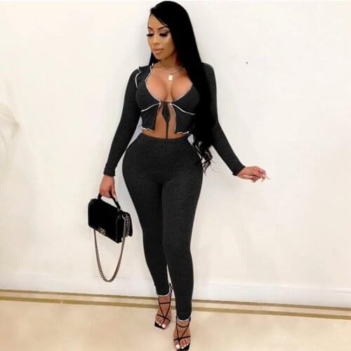 2021 Tracksuits Black Sportwear Clothes Long T shirt+Legging Pants Trouers Two Piece Set Yoga Women Summer GYM Clothes Jogging