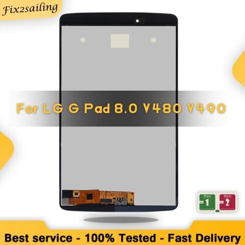AAA+++ New Tested LCD For LG G Pad V480 V490 8.0 LCD Display Touch Screen Tablet Digitizer Assembly For LG V480 V490 LCD