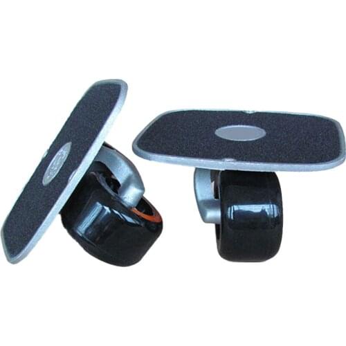 Drift Board Two PU Wheels Aluminum alloy Skateboard For Freeline Roller Road Drift Skates Antislip Deck Skates Wakeboard