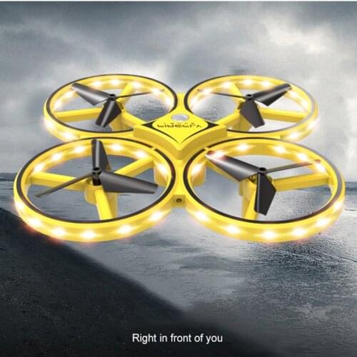 Mini Quadcopter Induction Drone Smart Watch Remote Sensing Gesture Aircraft UFO Hand Control Altitude Hold Drone